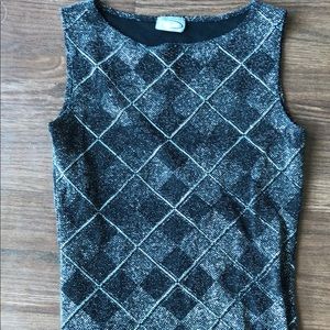 Sparkly design tank top